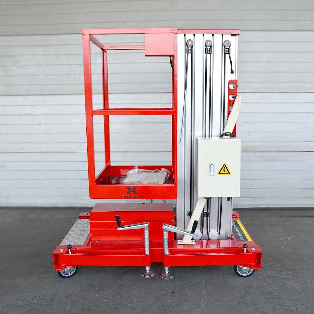 Фото 35 - Телескопический Одномачтовый Подъемник ZX-1-060 OXLIFT 6 м 125 кг.