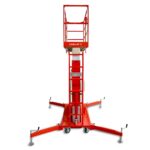 Фото 23 - Телескопический Двухмачтовый Подъемник ZX-2-140 OXLIFT 14 м 150 кг.