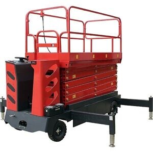 Фото 9 - Самоходный Ножничный Подъемник QZ-030-090 WD OXLIFT 300 кг 9 м.