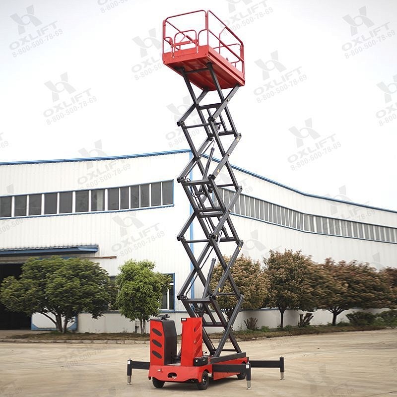 Фото 60 - Самоходный Ножничный Подъемник QZ-030-130 WD OXLIFT 300 кг 13 м.