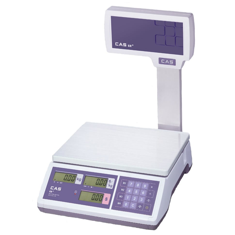 Фото 5 - Весы торговые CAS ER JR-15CBU.