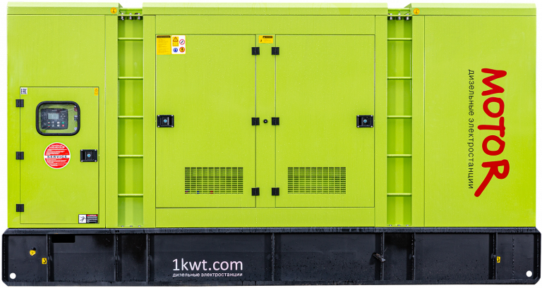 Фото 3 - АД320-Т400 дизельный генератор Motor 320 кВт В кожухе на двигателе Yuchai / YC6K520-D30.